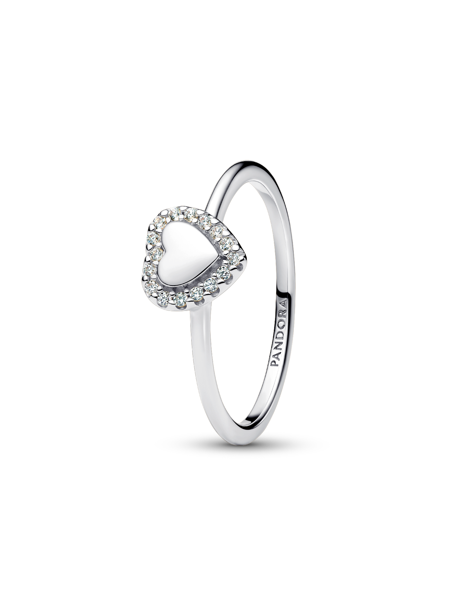 Inngraverbar Hjerte Halo Ring