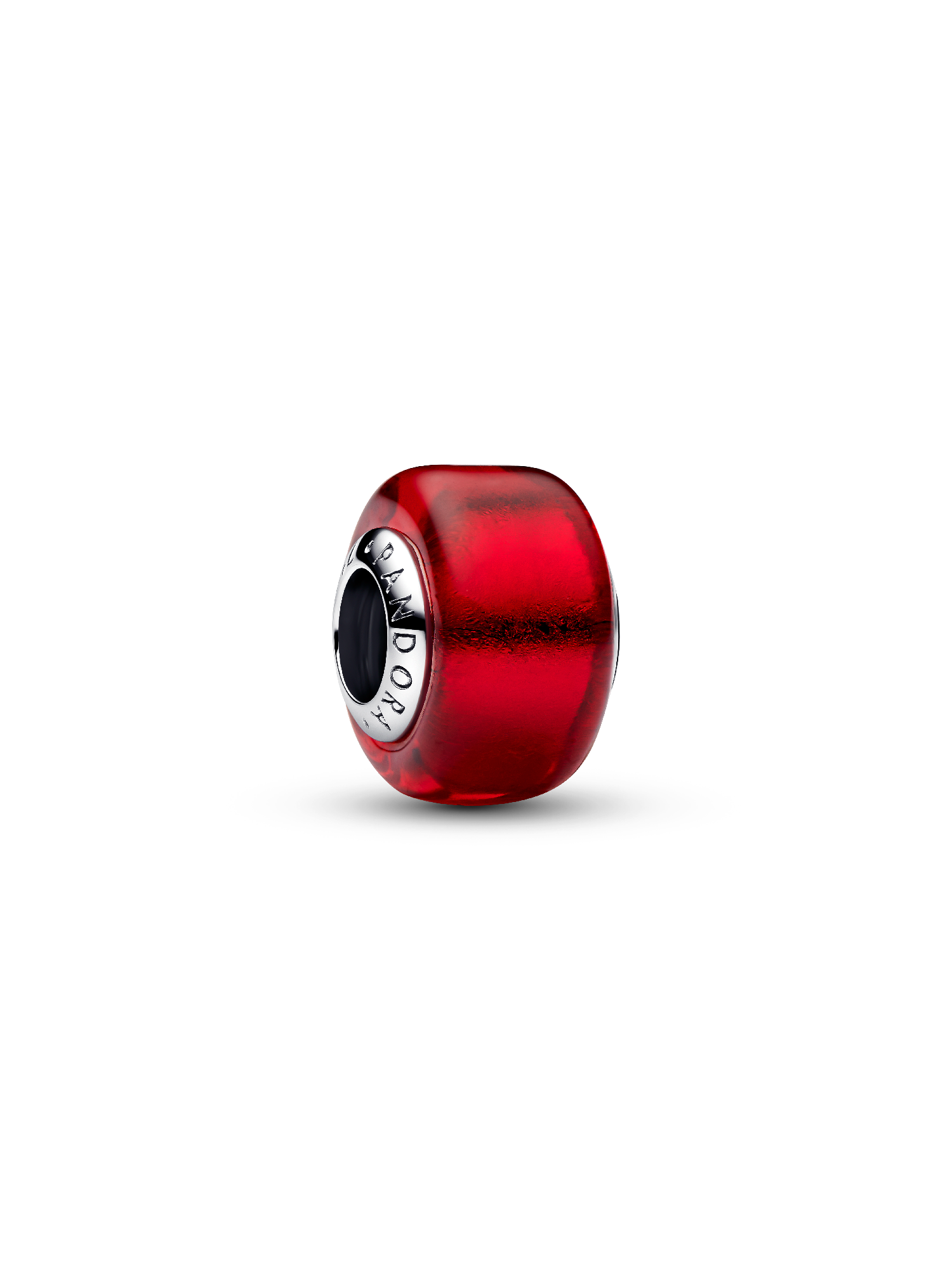 Rødt Muranoglass Charm