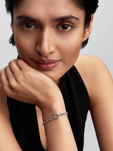 Pavélås Foxtailkjede Charm Armbånd