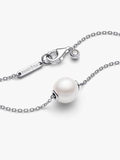 Behandlet Ferskvannskulturperle Collier Halskjede