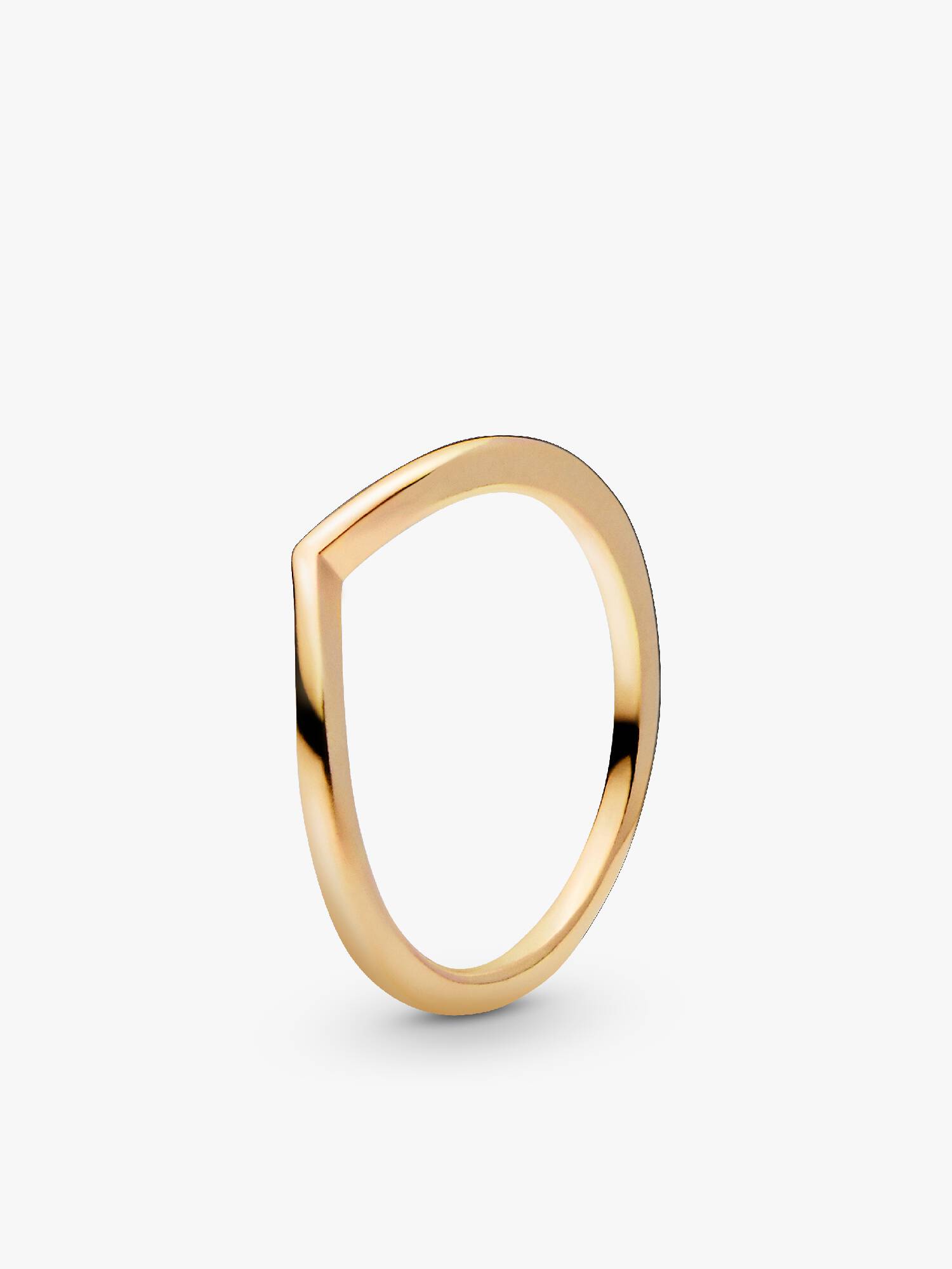 Polert Ønskebein Ring
