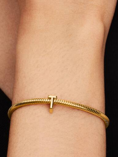 Mini Bokstaven T Alfabet Charm