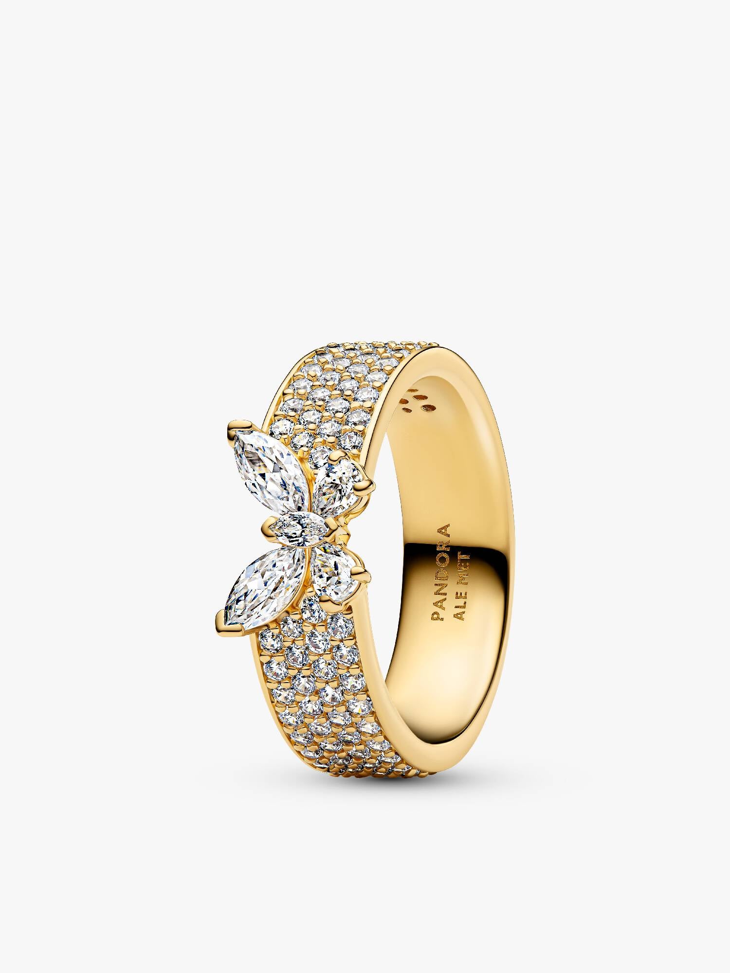 Funklende Sommerfugl Bred Ring