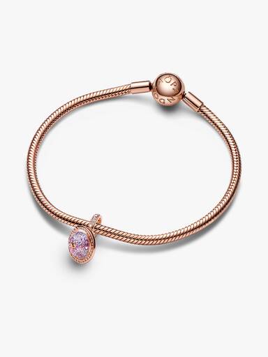 Planeten Saturn med glitrende Hengende Charm