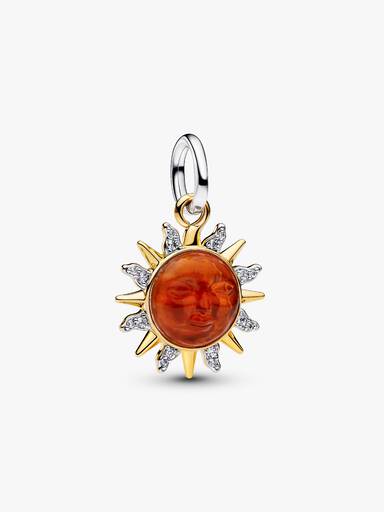 Virvlende Sol Tofarget Hengende Charm
