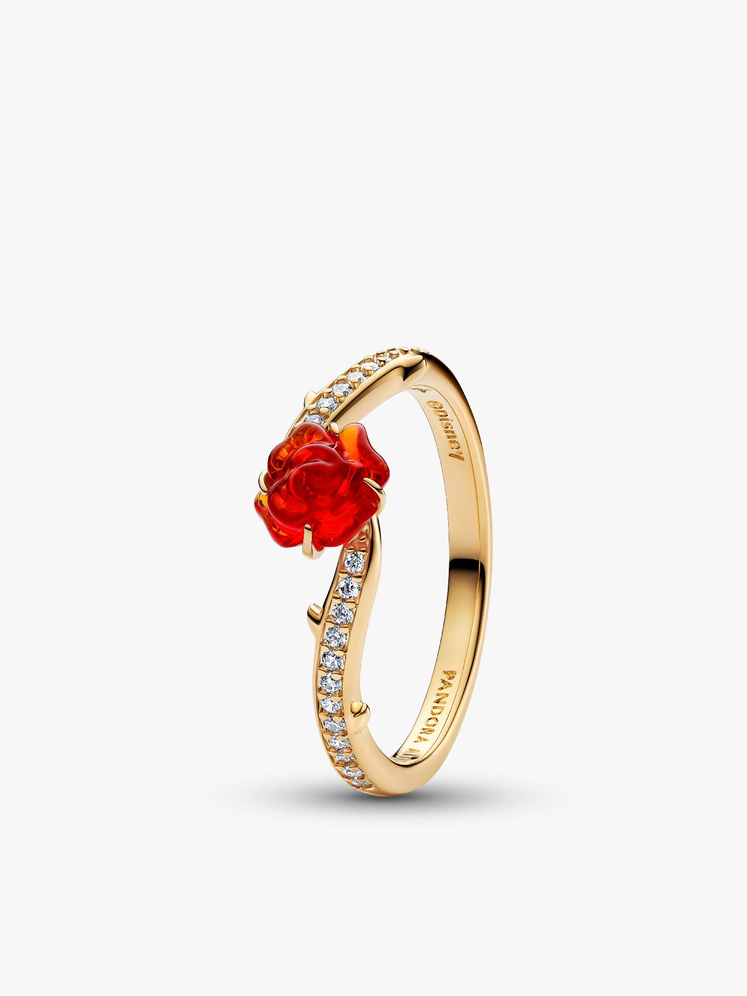 Disney Skjønnheten og Udyret Fortryllet Rose Ring