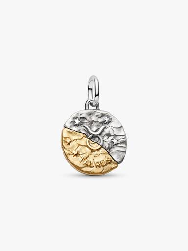 Stjernetegnet Tyren Medaljong Charm