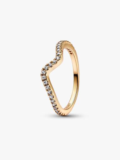 Funklende Bølge Ring