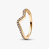 Funklende Bølge Ring Funklende Bølge Ring