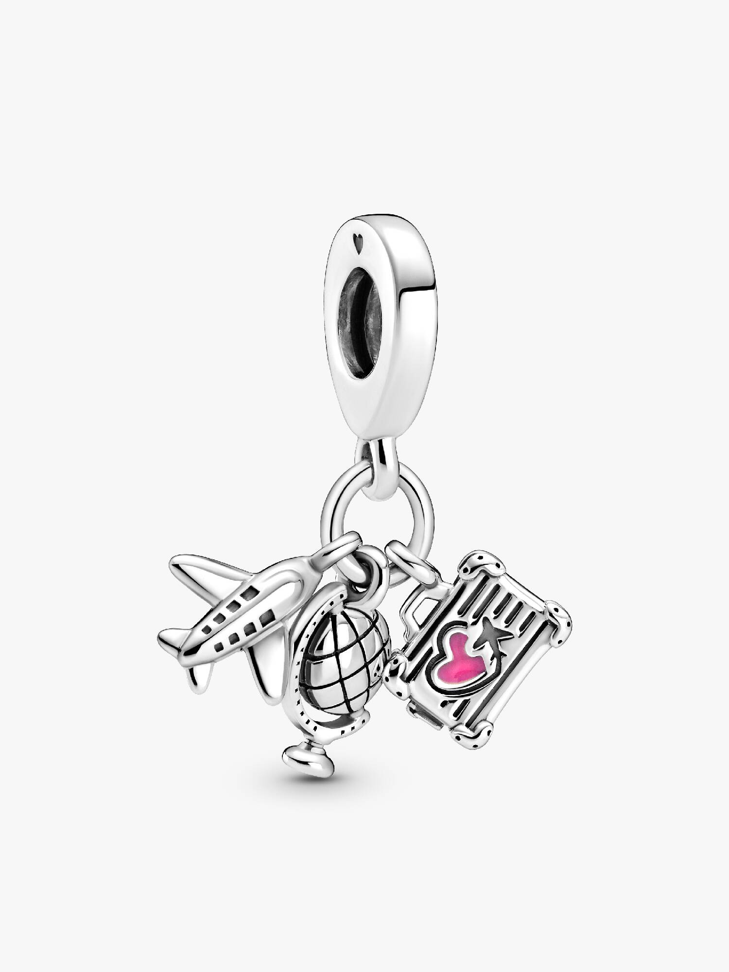 Fly, jordklode og koffert Hengende Charm