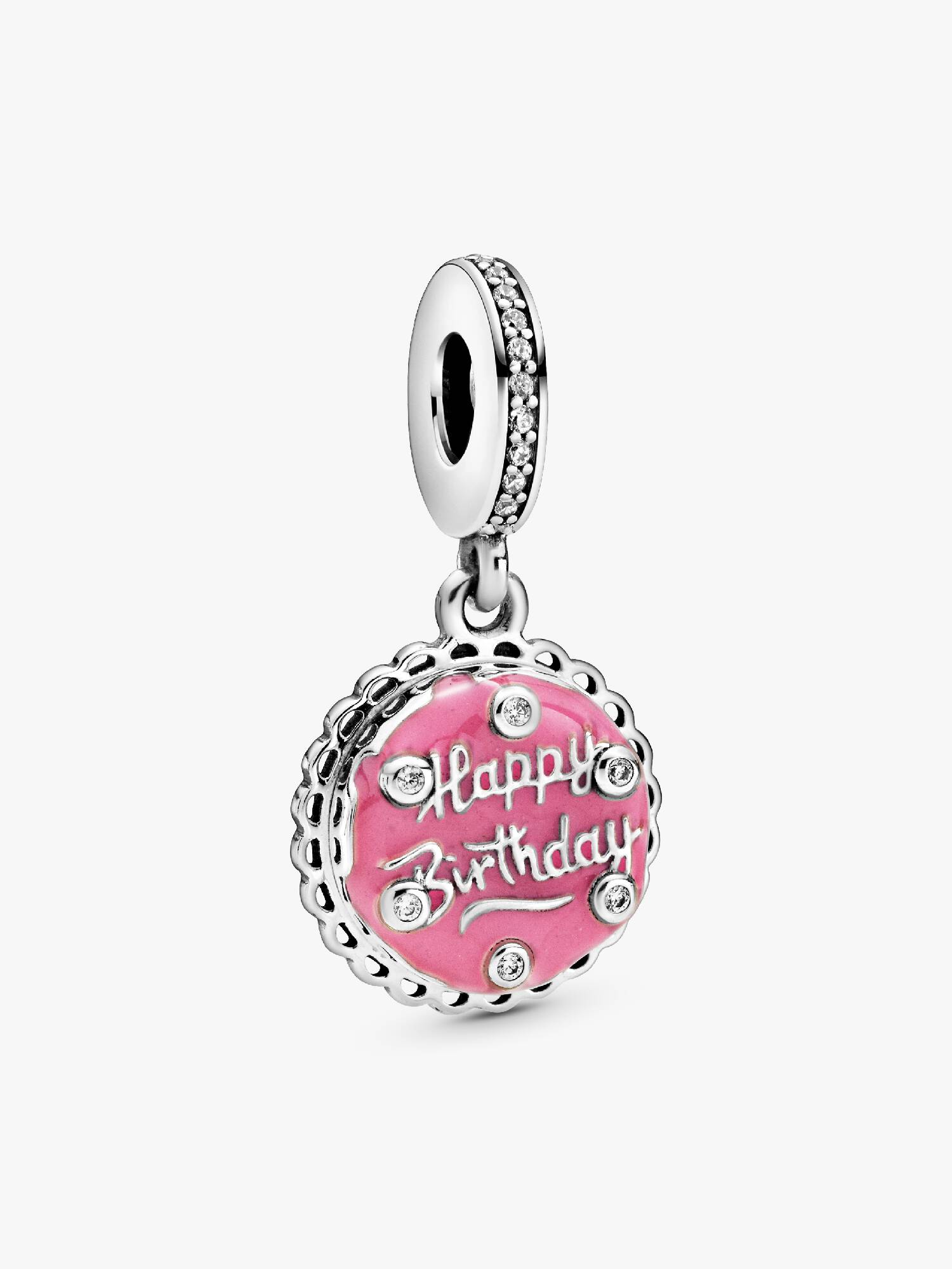 Rosa fødselsdagskake Hengende Charm