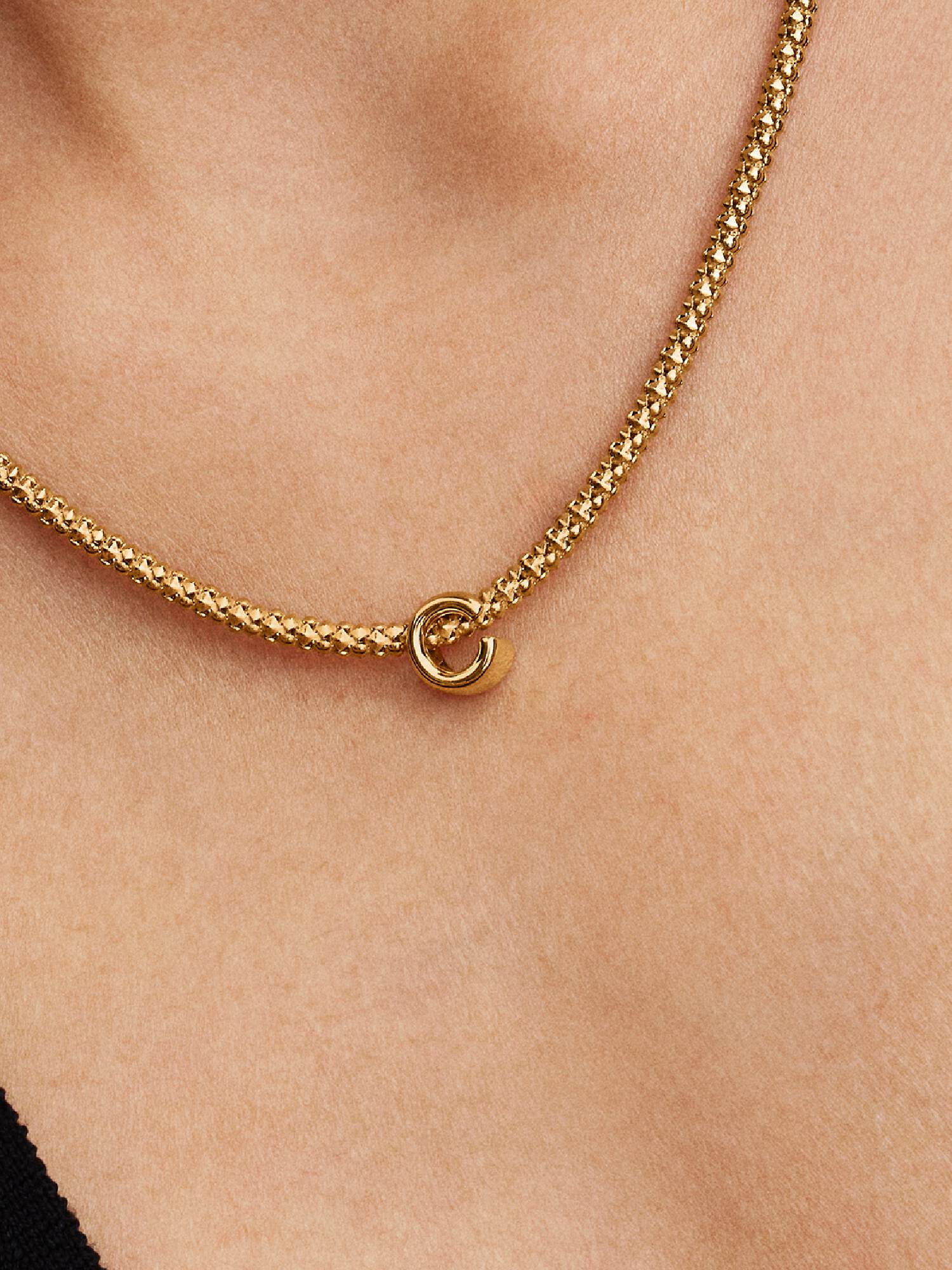 Mini Bokstaven C Alfabet Charm