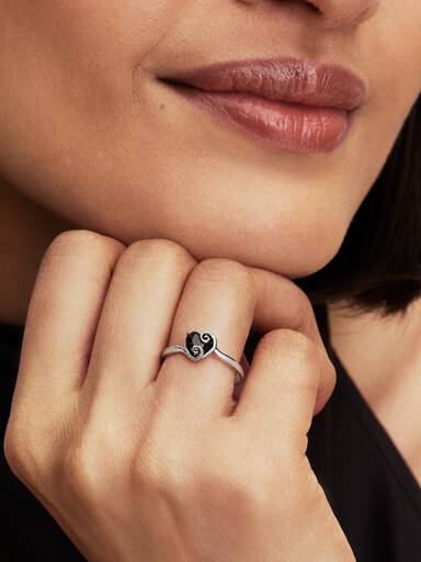 Disney The Nightmare Before Christmas Jack Black Hjerte Ring