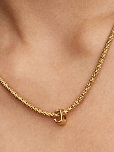 Mini Bokstaven J Alfabet Charm