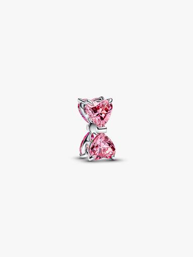 Pink Sløyfe Charm