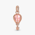 Funklende Rosa Luftballong Hengende Charm Funklende Rosa Luftballong Hengende Charm