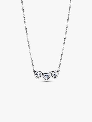 Halo Hjerte Triologi Collier Halskjede