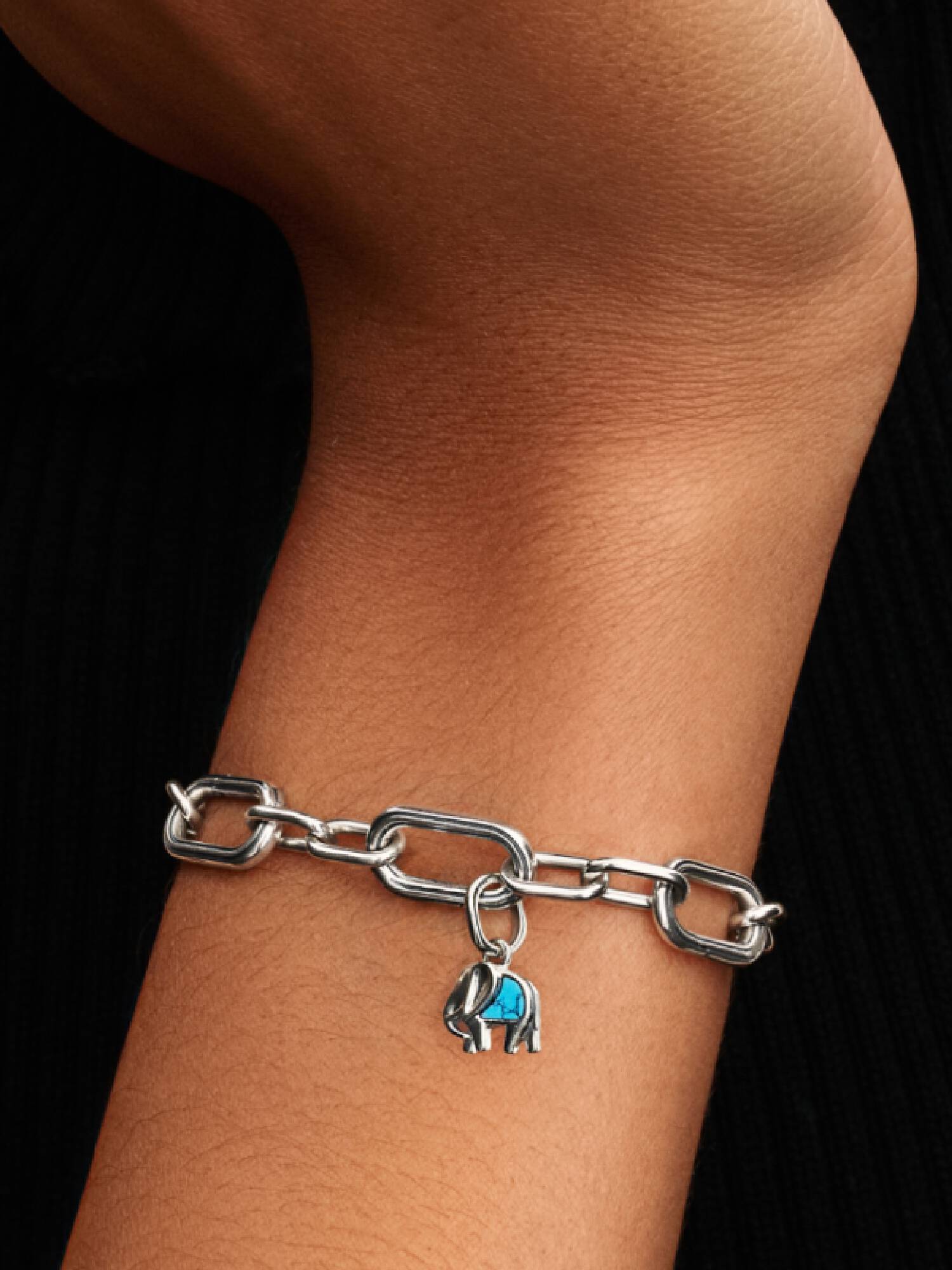 Turkisfarget Elefant Mini Hengende Charm