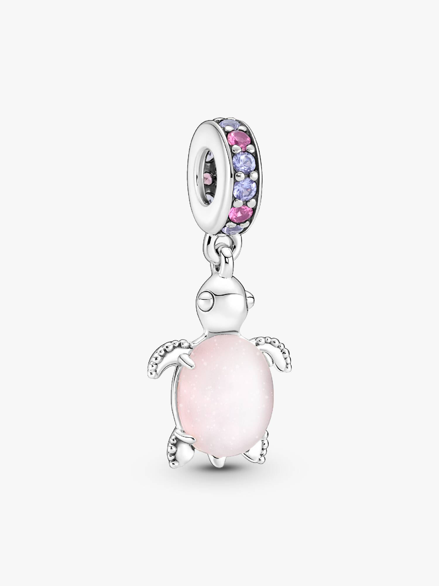 Muranoglass Rosa Havskilpadde Hengende charm
