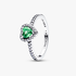 Hevet Mintgrønt Hjerte Ring Hevet Mintgrønt Hjerte Ring