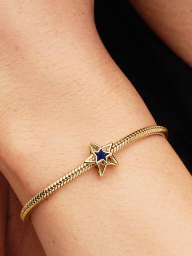 Stjerne Openwork Charm