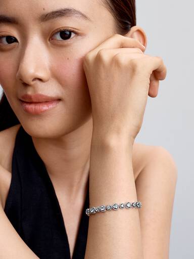 Halo Hjerter Armbånd