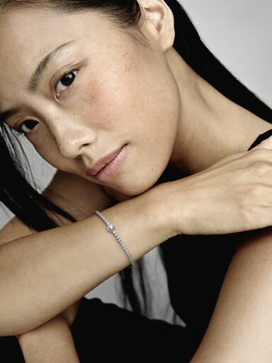 Funklende Ring Tennisarmbånd