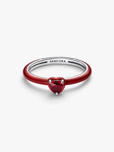 Rosa Chakra Hjerte Ring