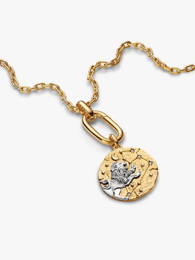 Stjernetegnet Løven Oversized Medaljong Charm