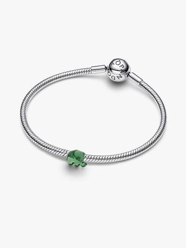 Grønn Elefant Mini Charm