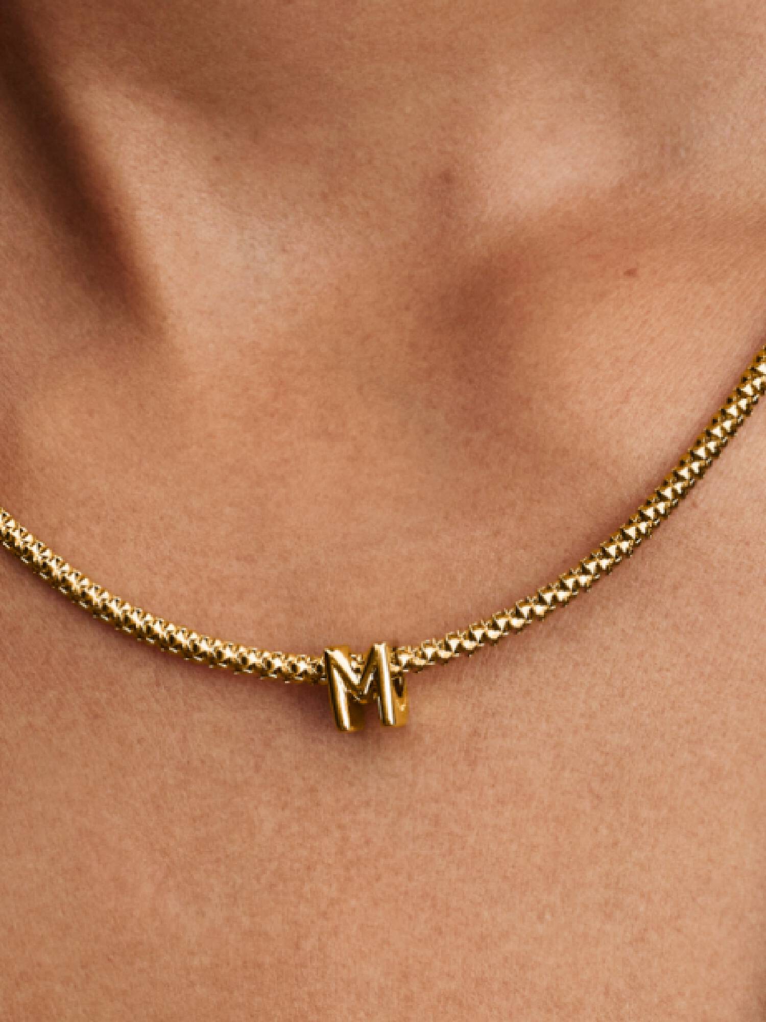 Mini Bokstaven M Alfabet Charm