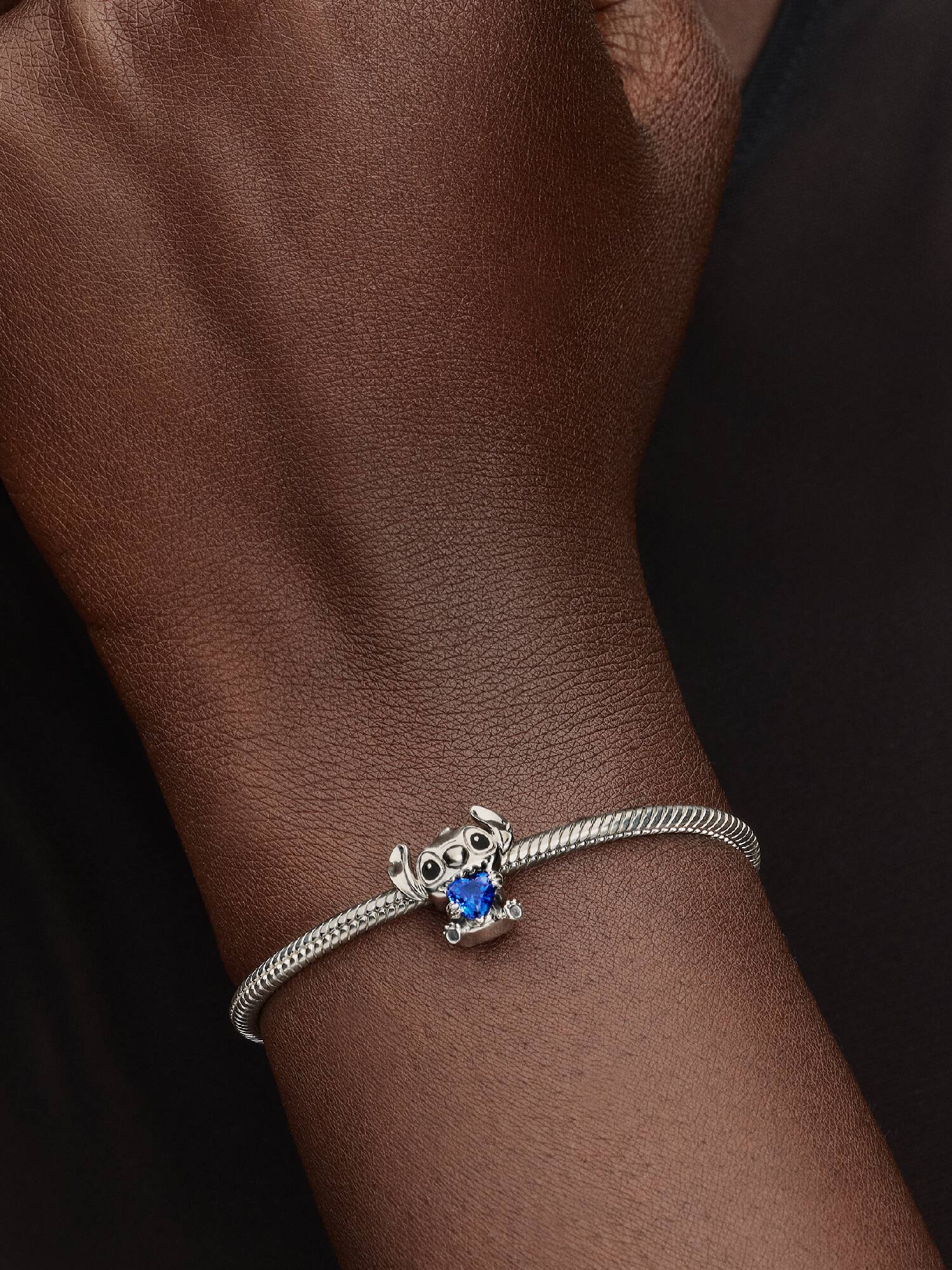 Disney Stitch Blått Hjerte Charm