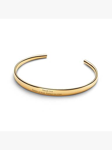 Inngraverbart Åpent Bangle