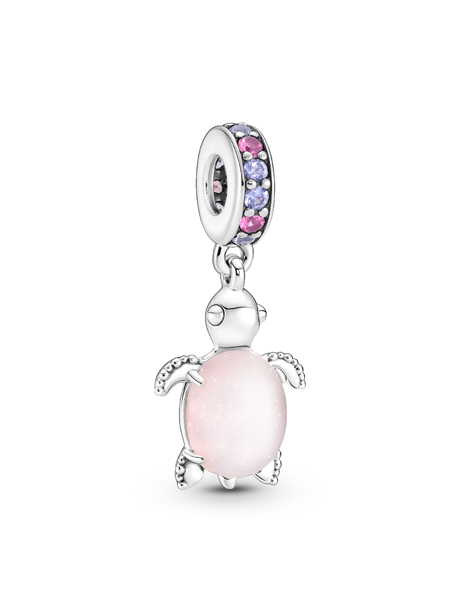Muranoglass Rosa Havskilpadde Hengende charm
