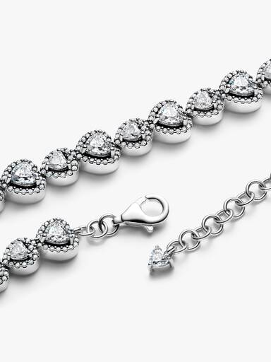 Halo Hjerter Armbånd