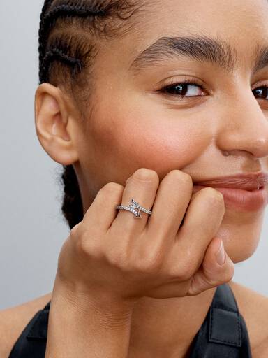Funklende Pil Ring