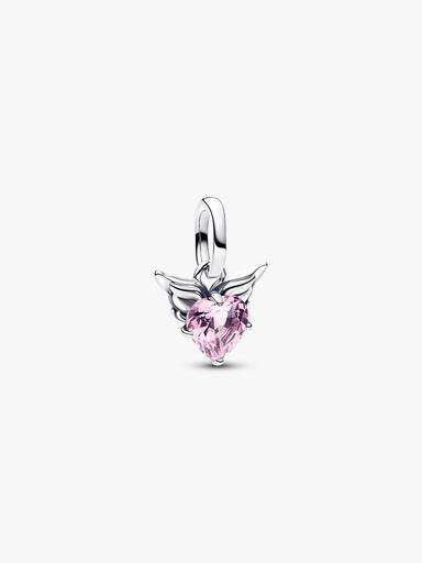 Hjerte med Vinger Mini Hengende Charm