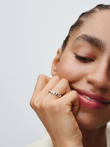 Rad med Hjerter Ring
