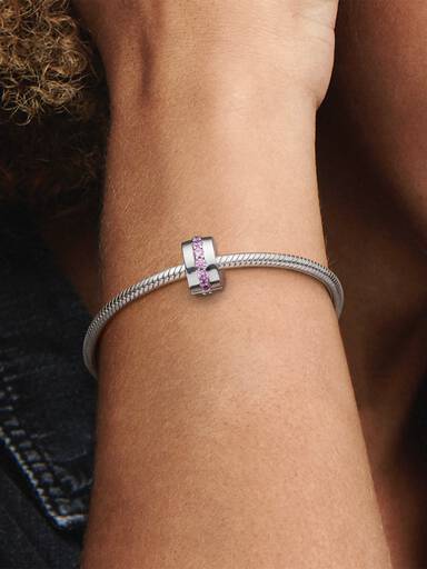 Rosa Funklende Rad Klemmecharm