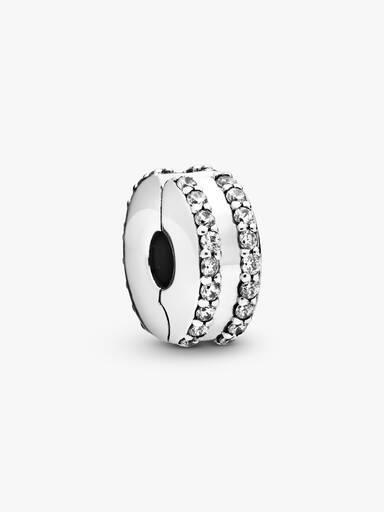 Double Lined Pavé klemmecharm