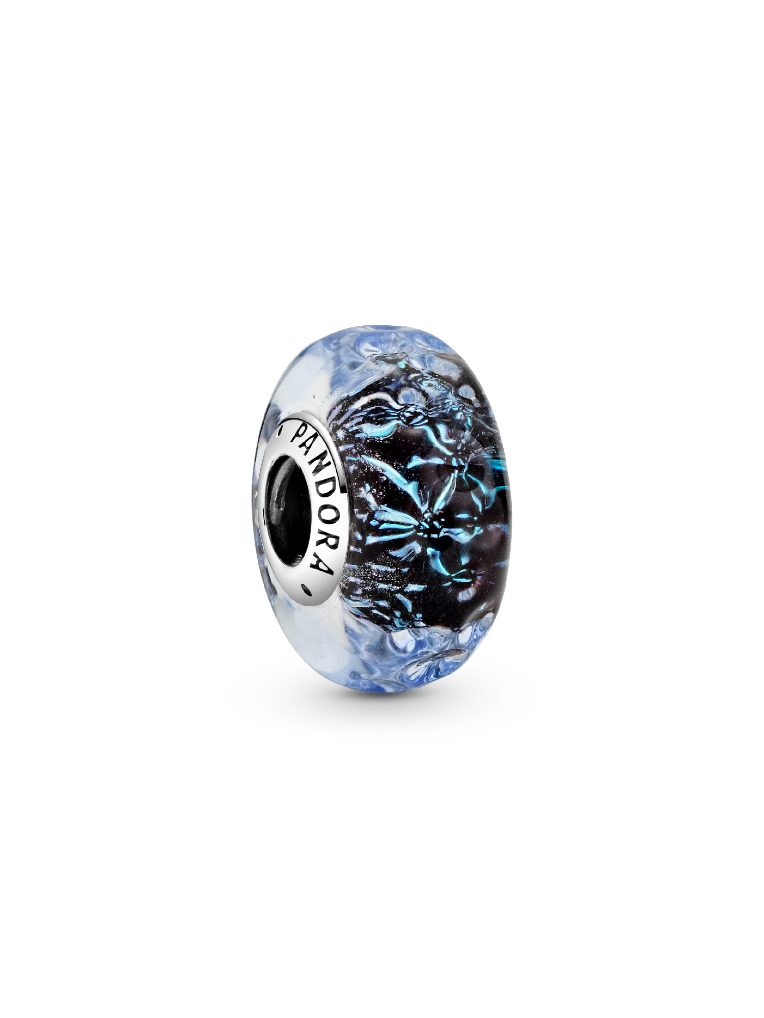 Mørk blå Muranoglass Hav Charm