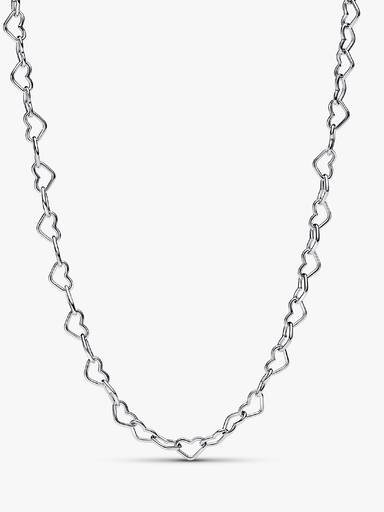 Koblede Hjerter Collier Halskjede