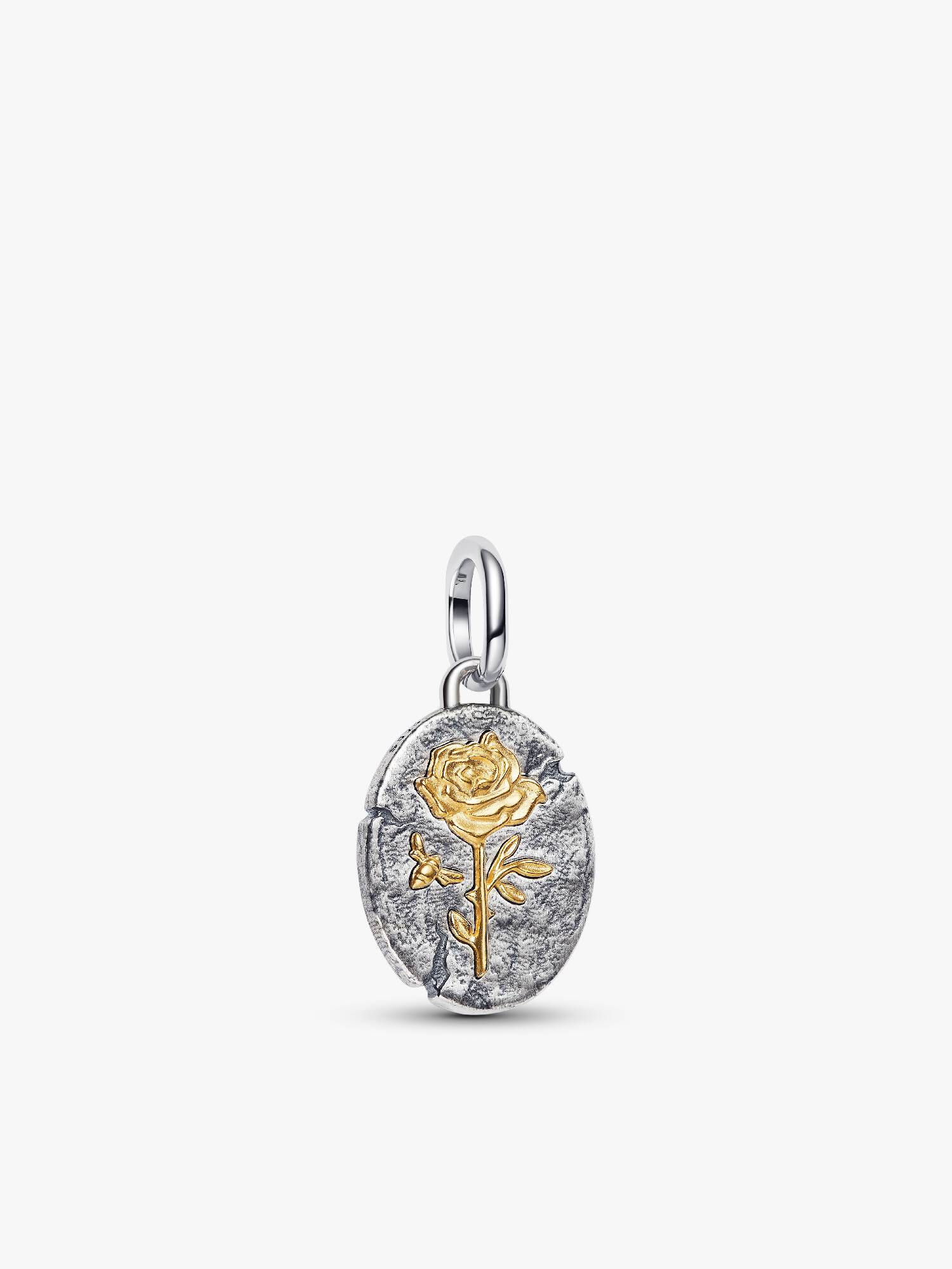 Rose Medaljongcharm