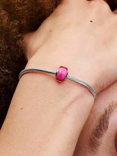 Rosa Mini Muranoglass Charm