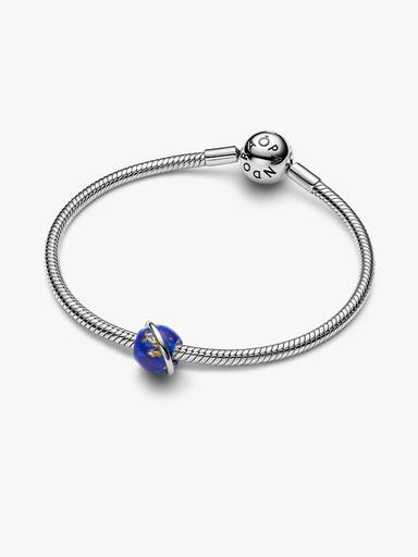 Himmelsk Blå Planet Charm