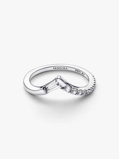 Tiara Baguette Pavé Båndring
