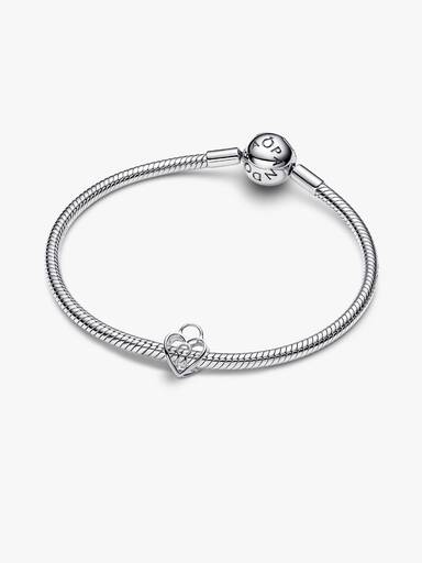 Openwork Hjerte Hengelås Charm