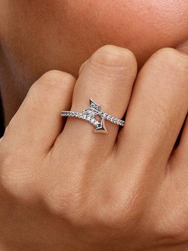 Funklende Pil Ring