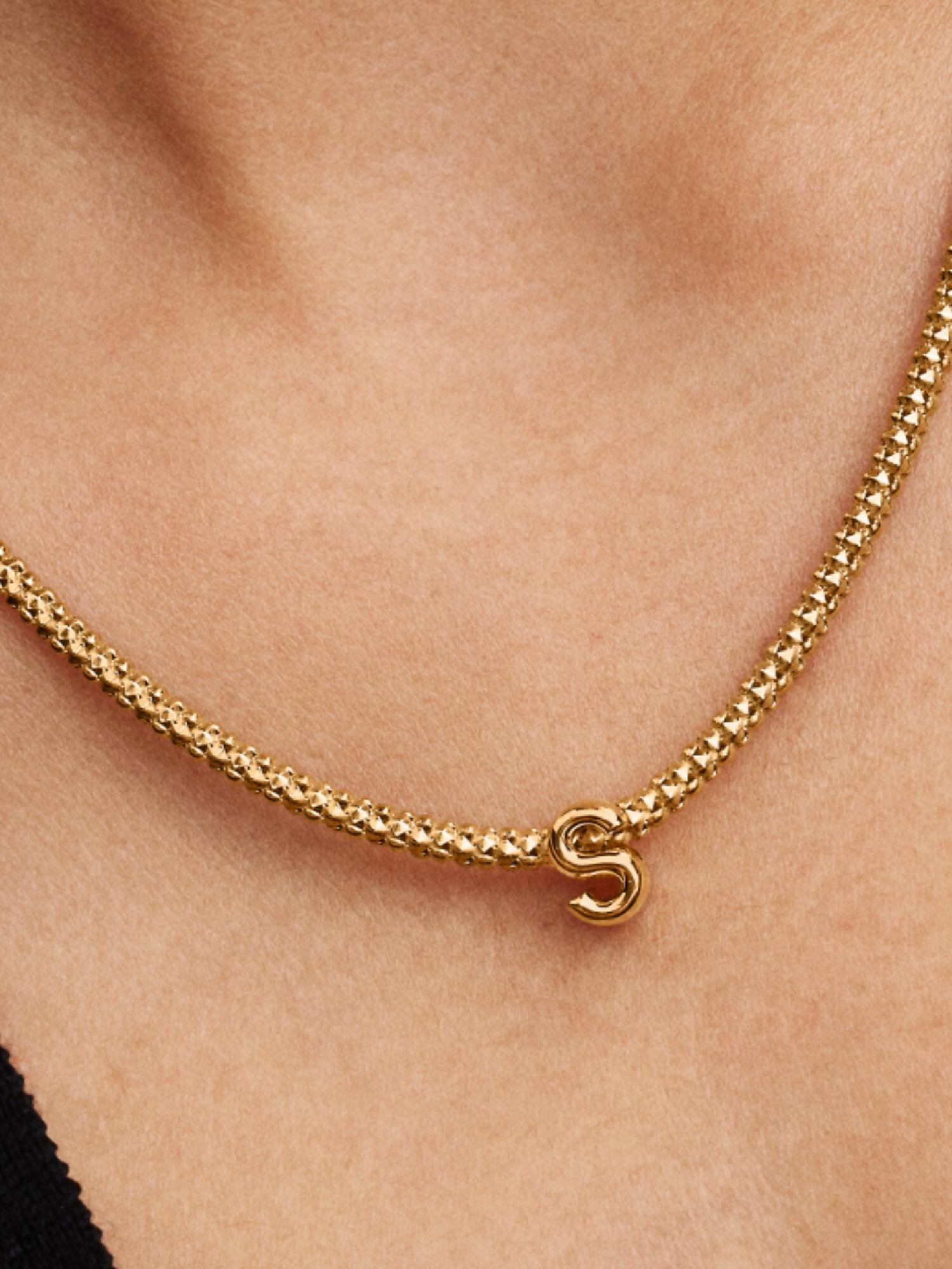Mini Bokstaven S Alfabet Charm