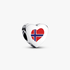 Norsk hjerte charm Norsk hjerte charm